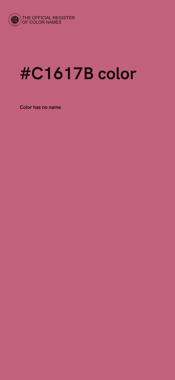 #C1617B color image