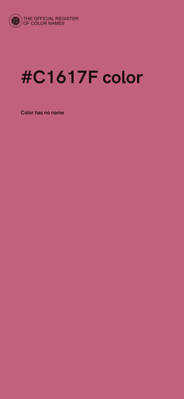 #C1617F color image