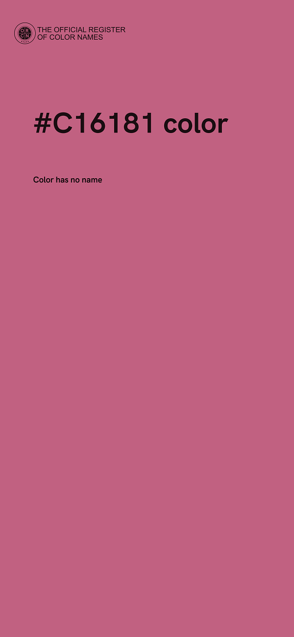 #C16181 color image