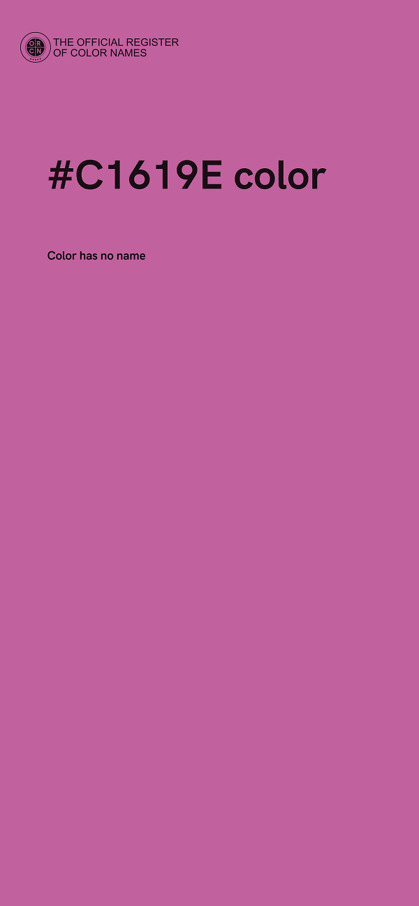 #C1619E color image