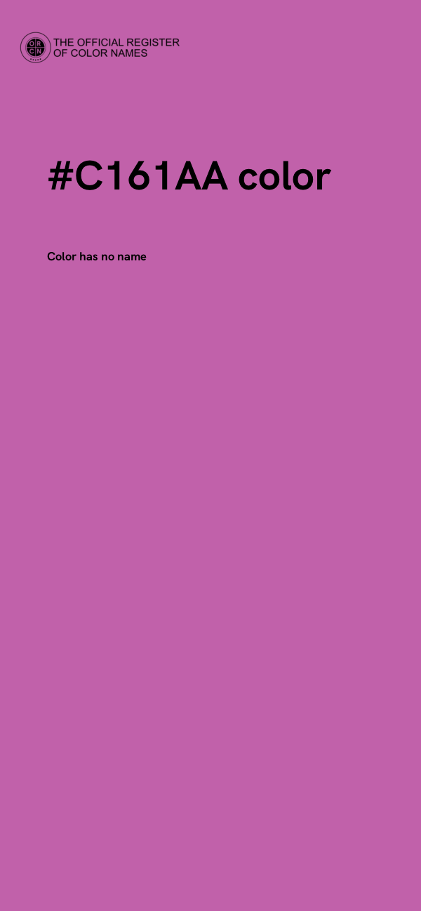 #C161AA color image