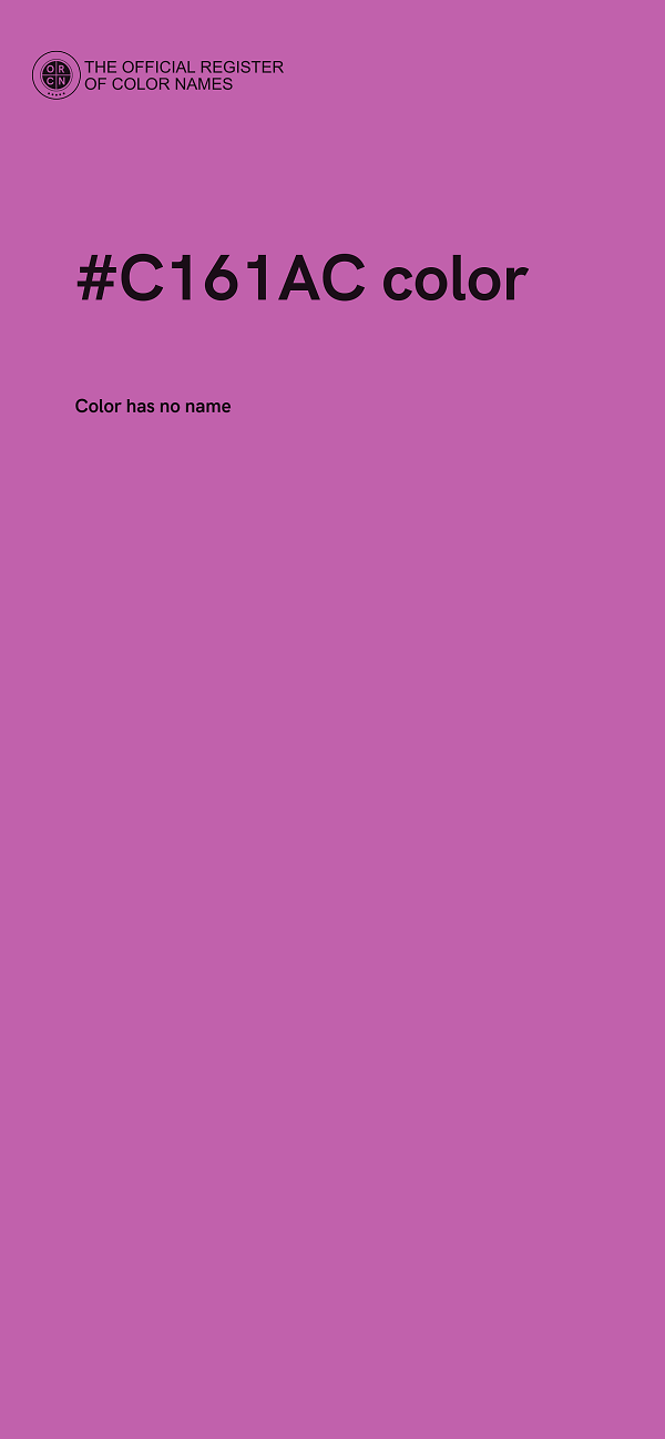 #C161AC color image