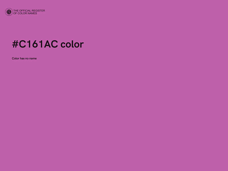 #C161AC color image