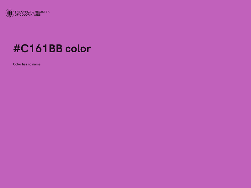 #C161BB color image