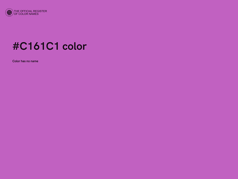#C161C1 color image