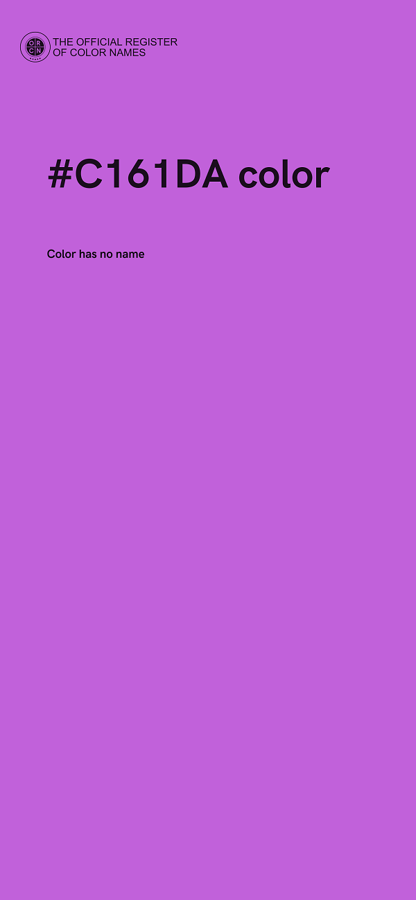 #C161DA color image