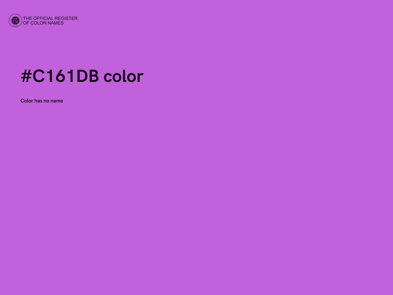 #C161DB color image