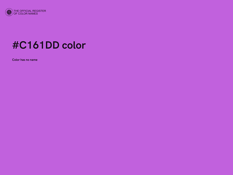 #C161DD color image