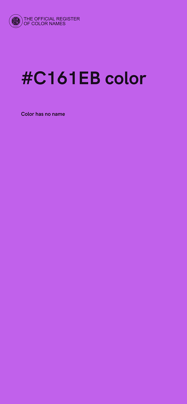 #C161EB color image