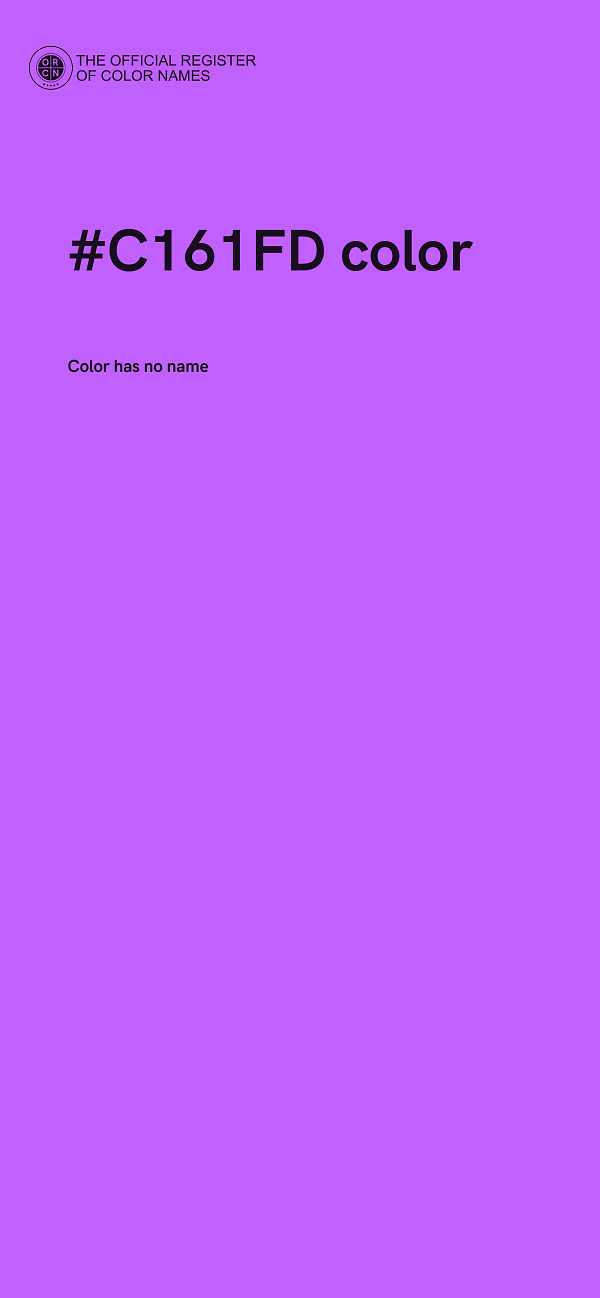 #C161FD color image