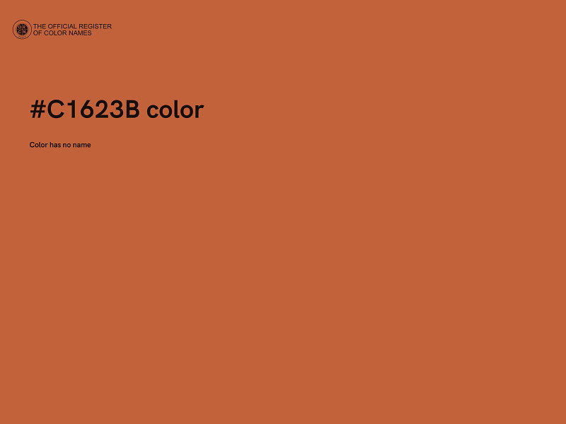 #C1623B color image