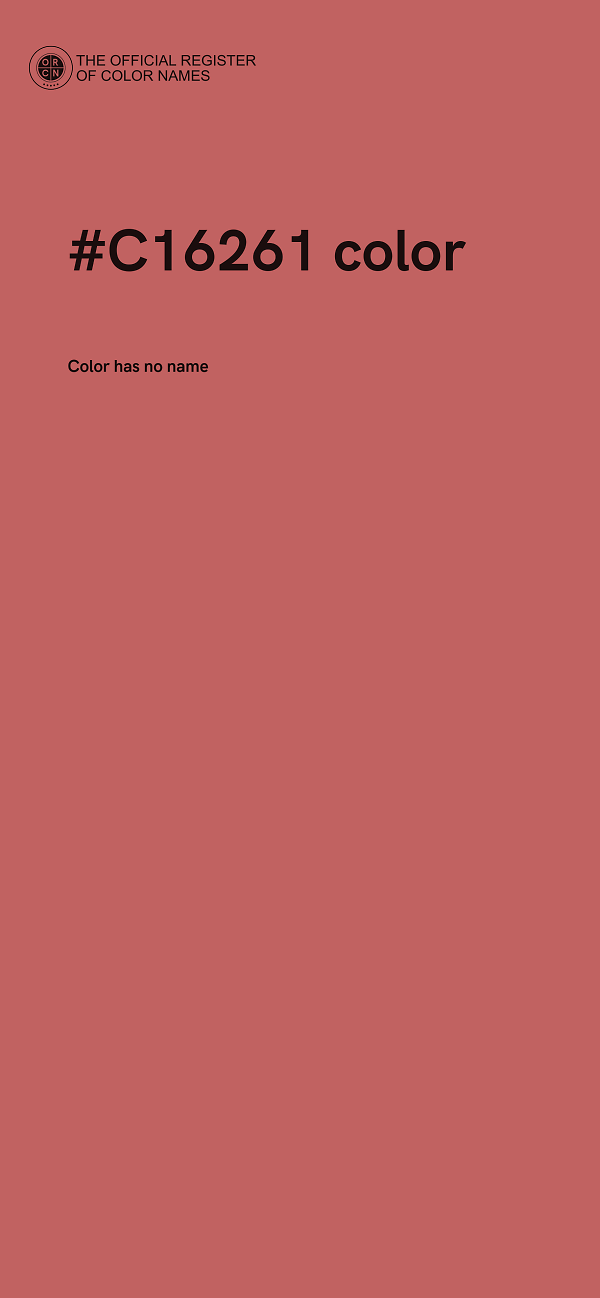 #C16261 color image