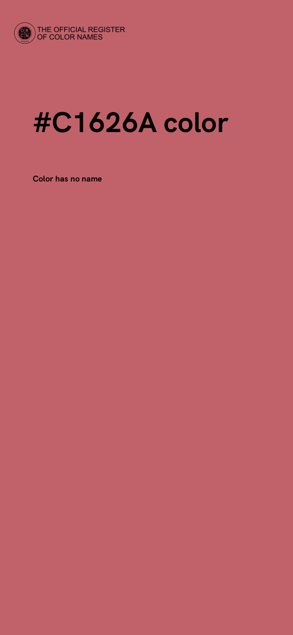 #C1626A color image