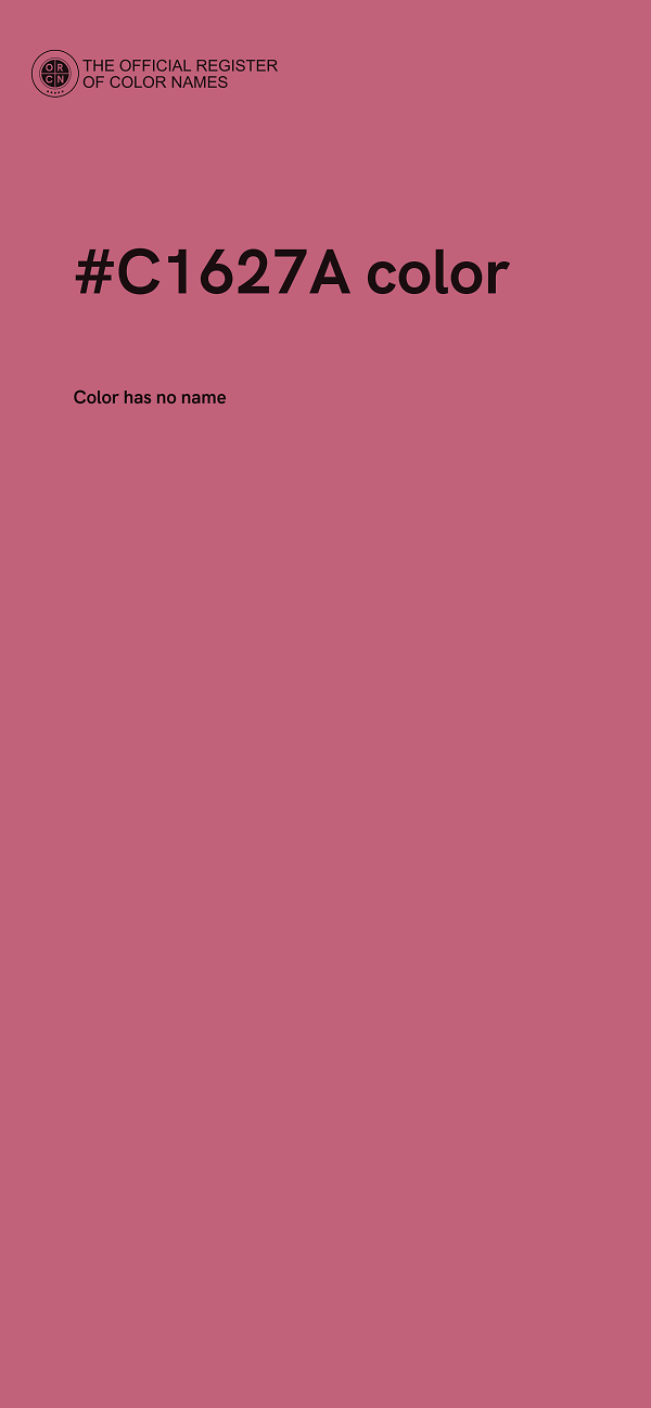 #C1627A color image