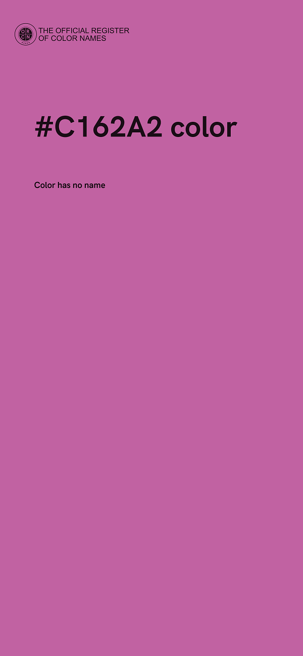 #C162A2 color image