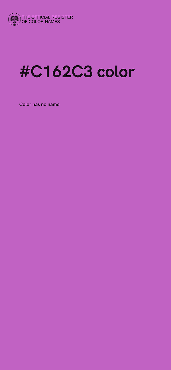 #C162C3 color image