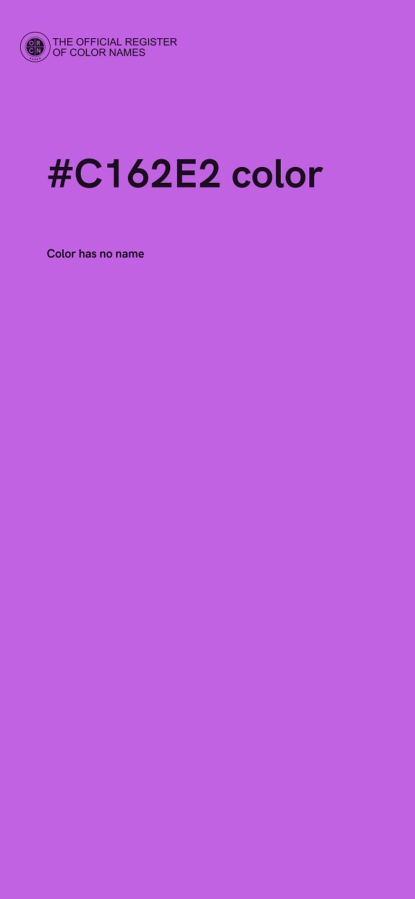 #C162E2 color image