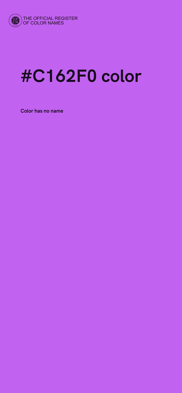 #C162F0 color image