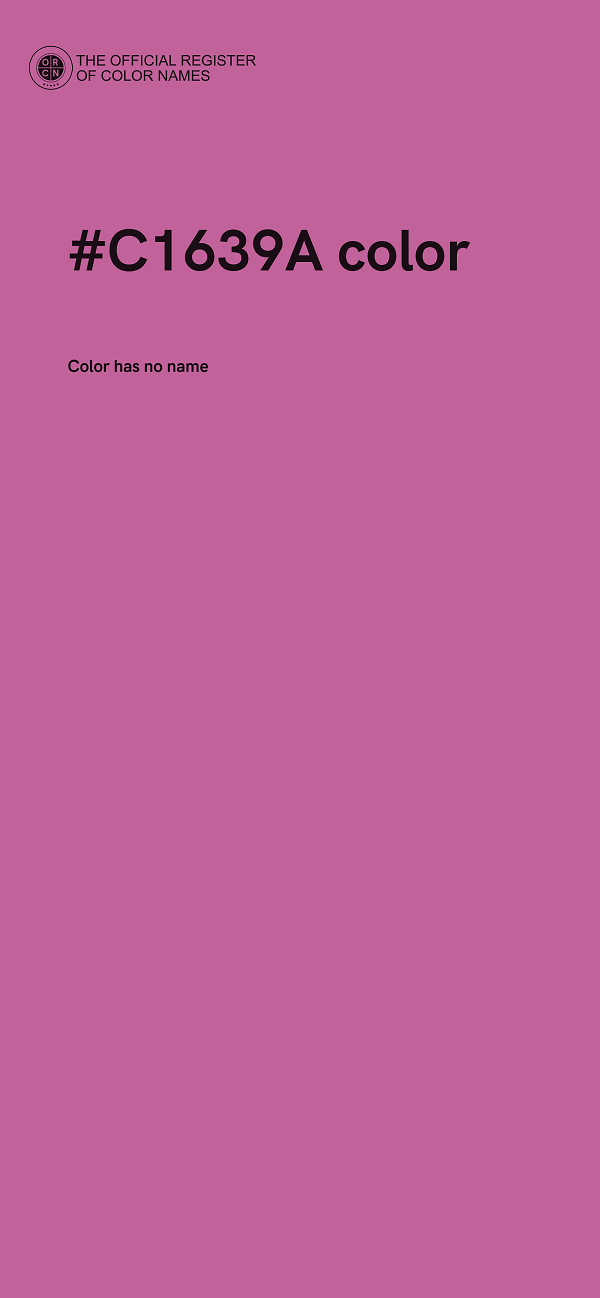 #C1639A color image