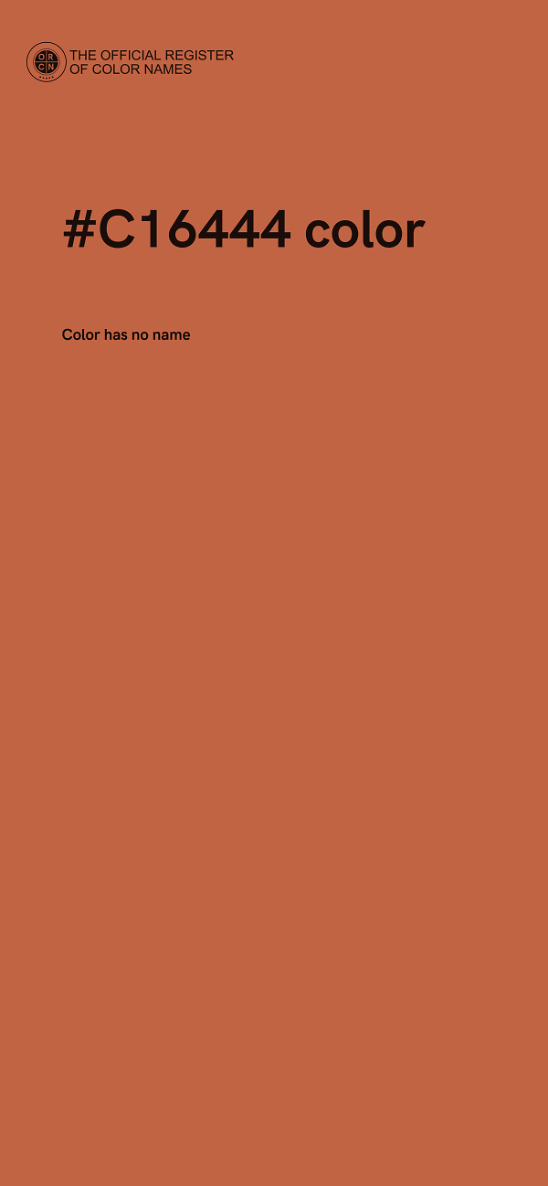 #C16444 color image