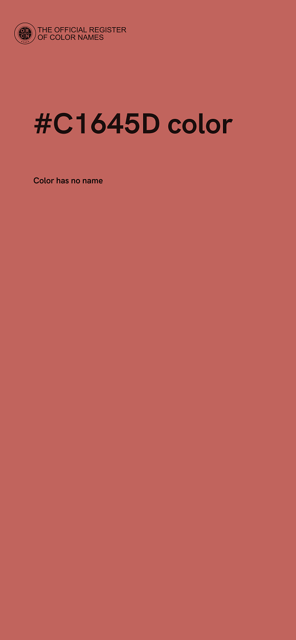 #C1645D color image