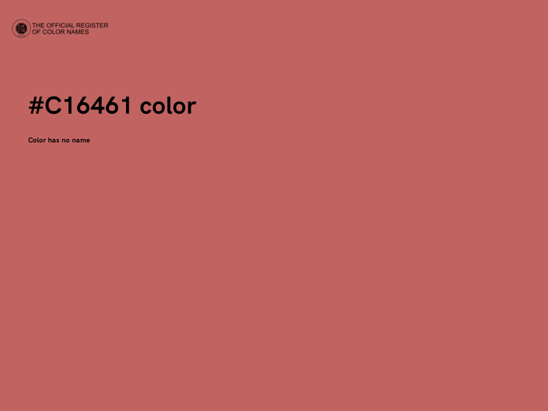 #C16461 color image