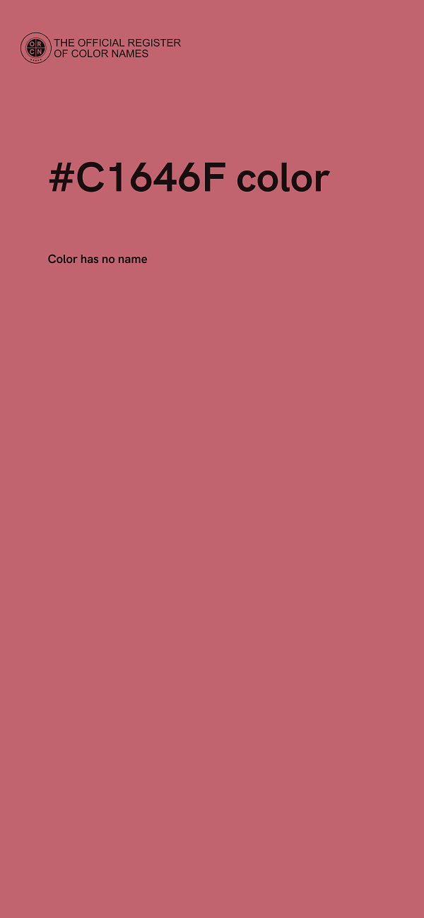 #C1646F color image