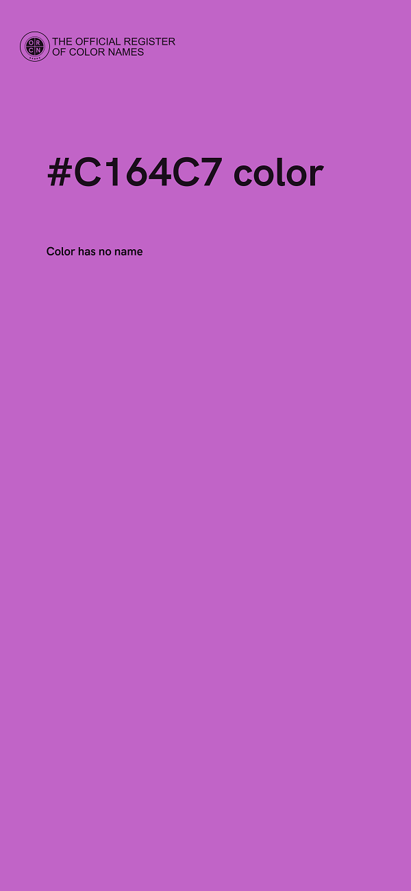 #C164C7 color image