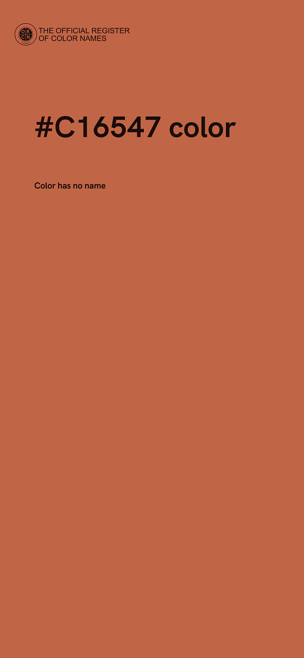 #C16547 color image