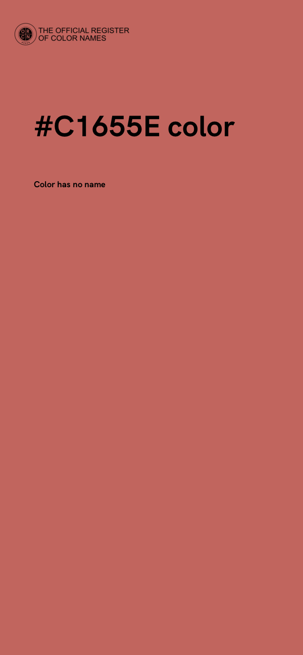 #C1655E color image