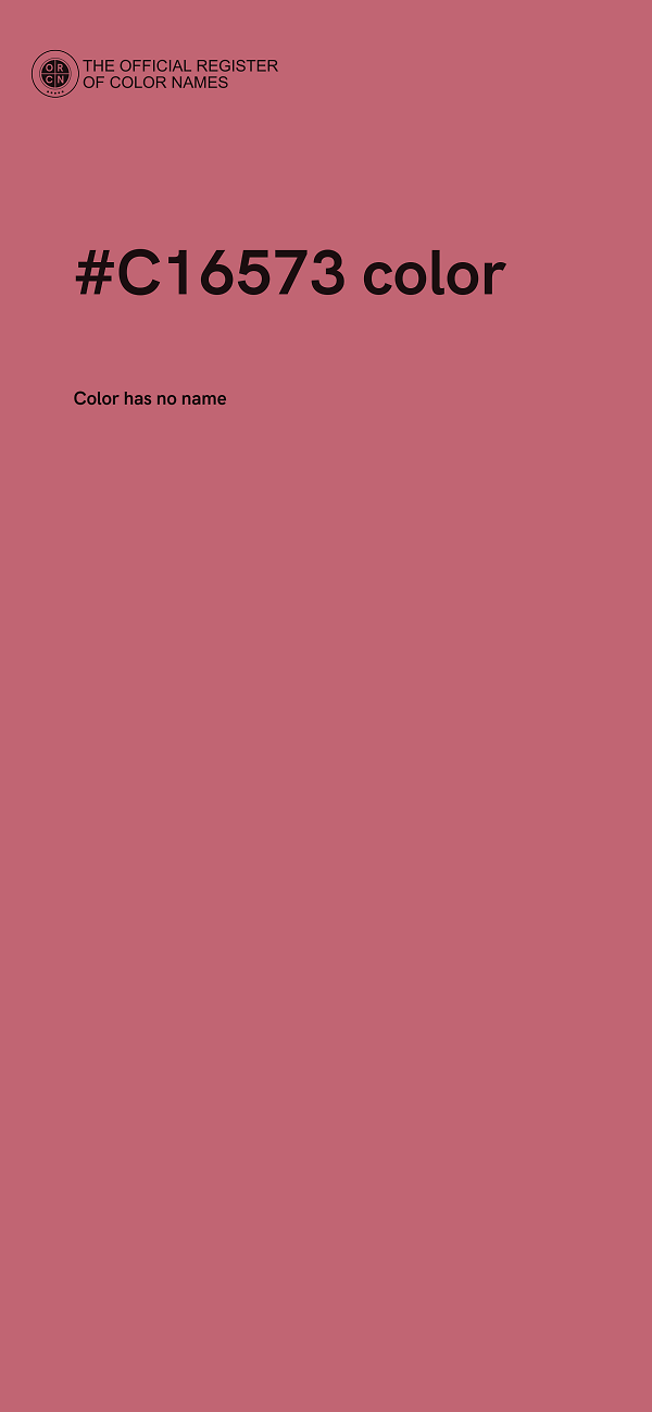 #C16573 color image