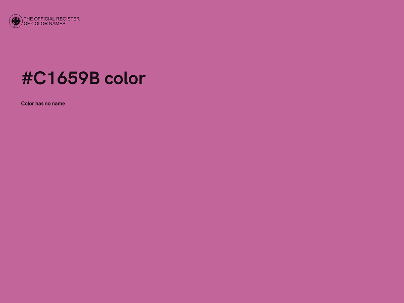 #C1659B color image