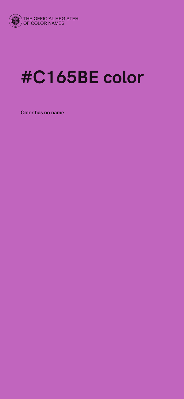 #C165BE color image