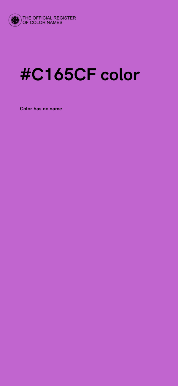 #C165CF color image
