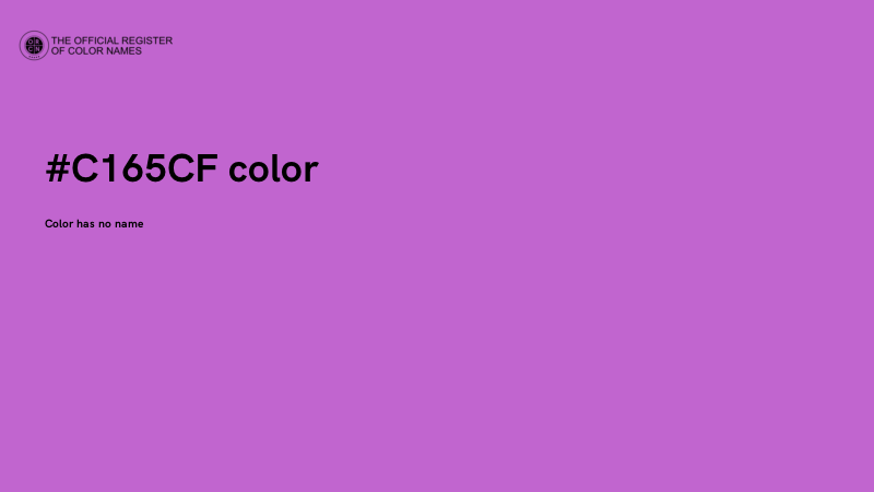 #C165CF color image