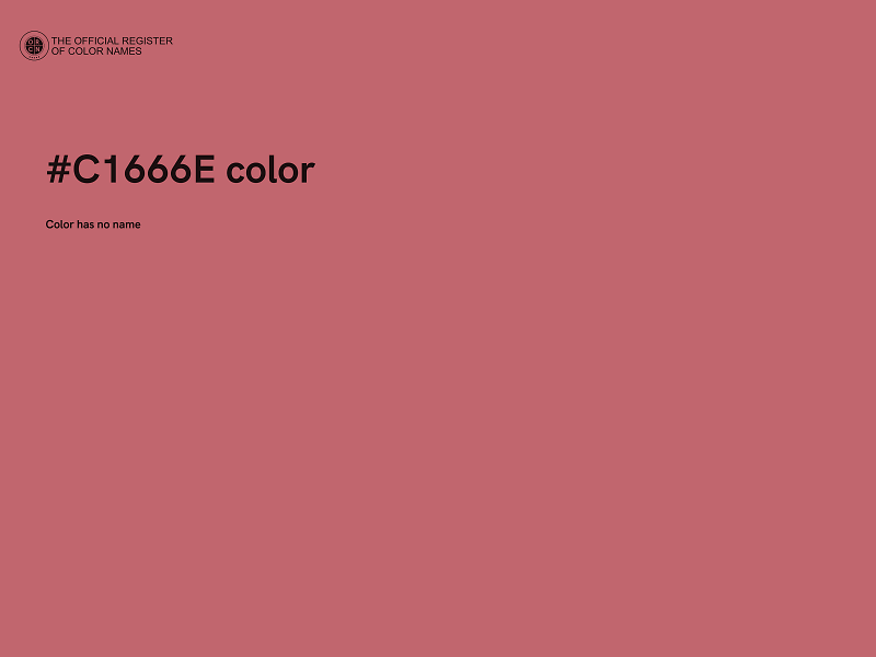 #C1666E color image