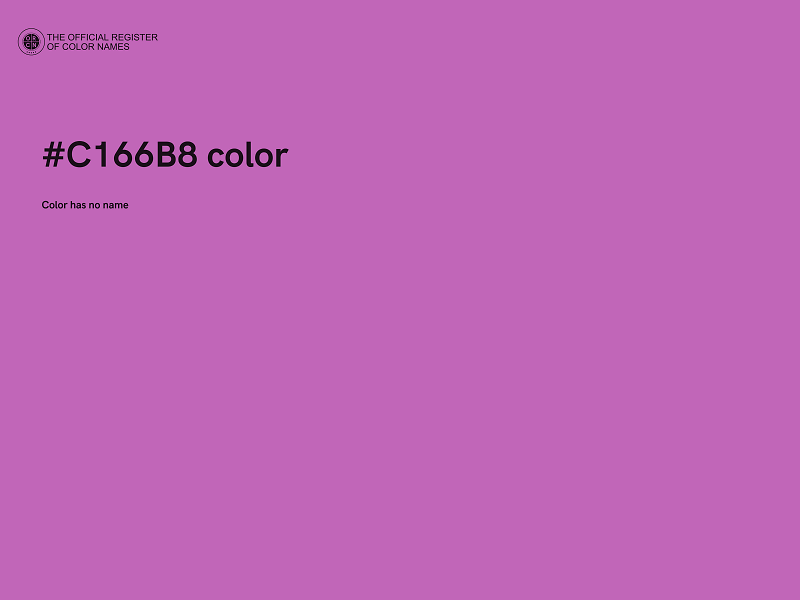 #C166B8 color image