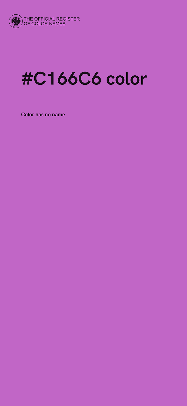 #C166C6 color image