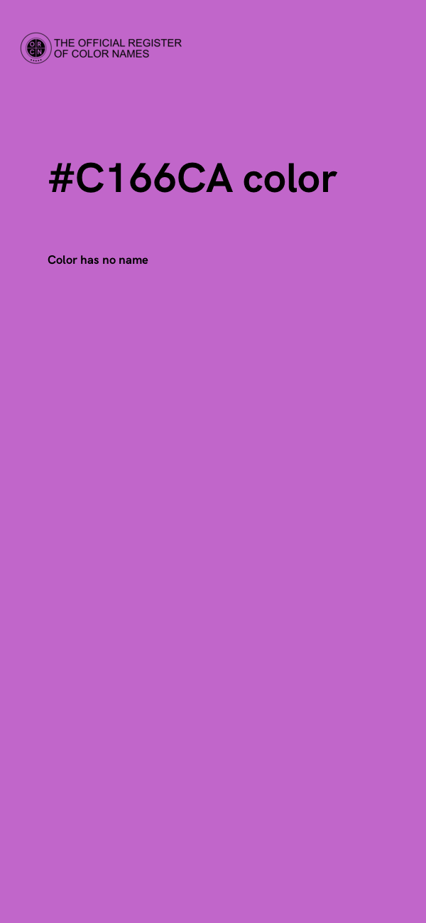 #C166CA color image