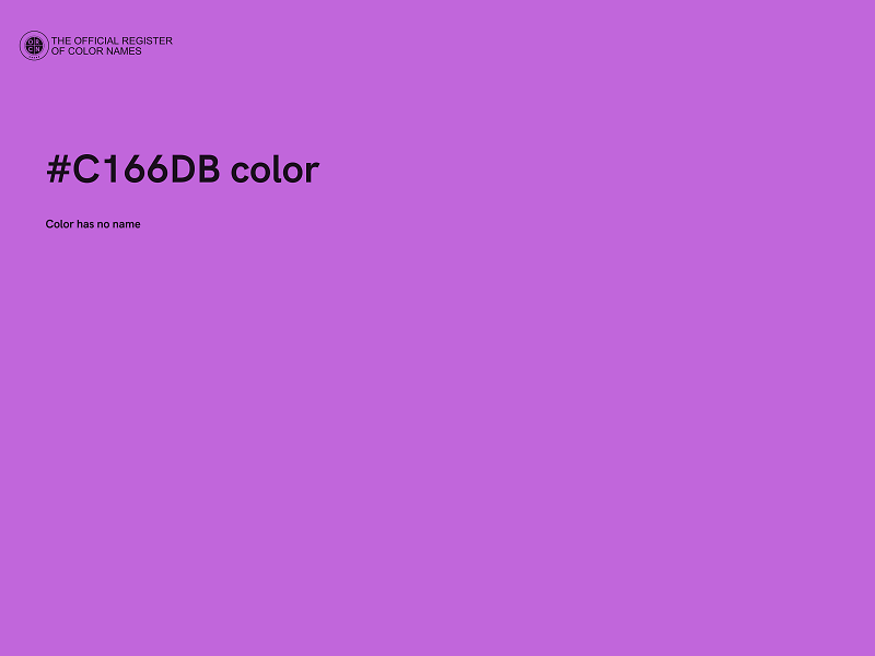 #C166DB color image