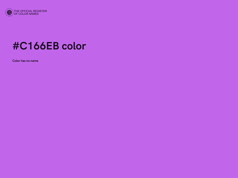 #C166EB color image