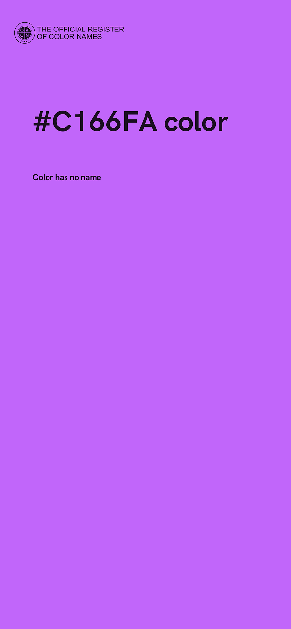 #C166FA color image