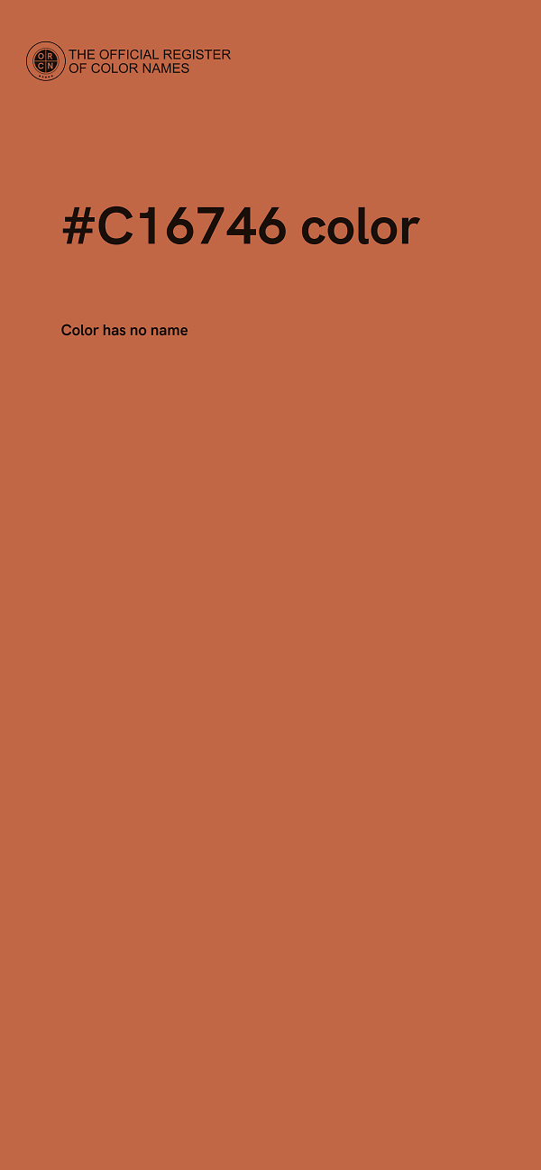 #C16746 color image