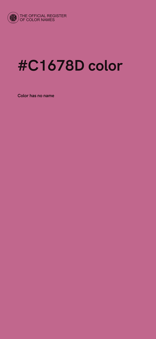 #C1678D color image