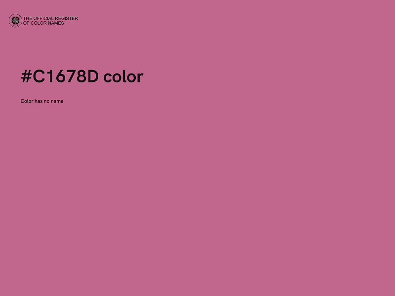 #C1678D color image