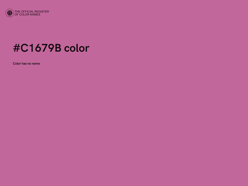 #C1679B color image