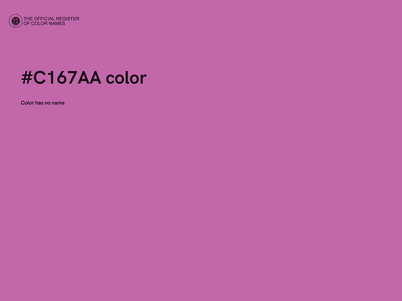 #C167AA color image