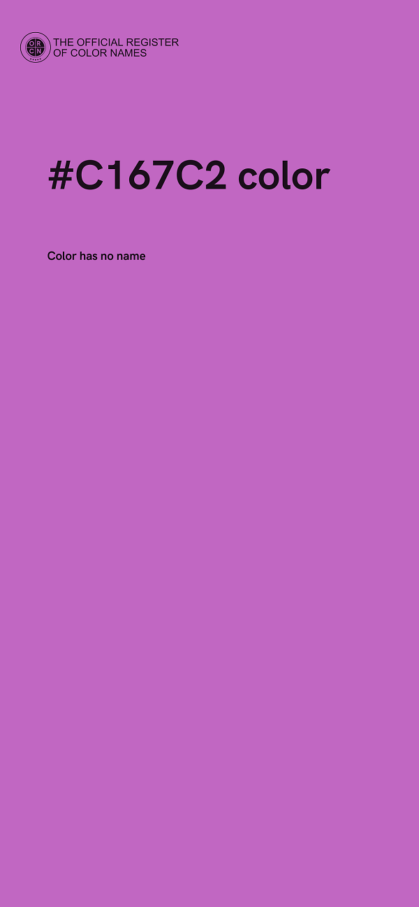 #C167C2 color image