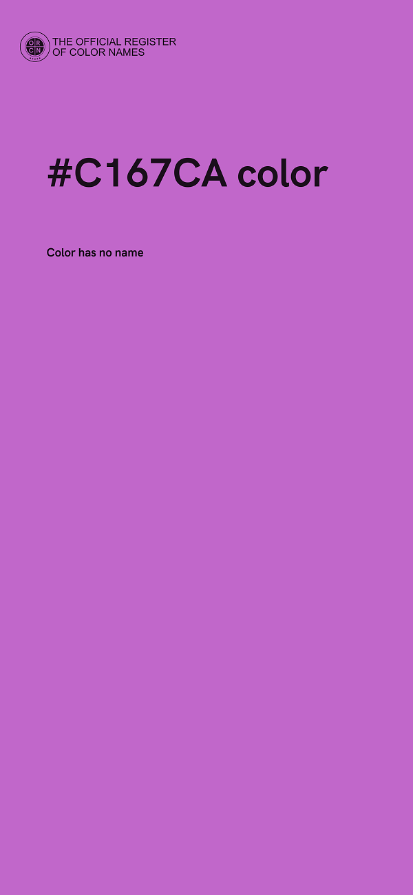 #C167CA color image