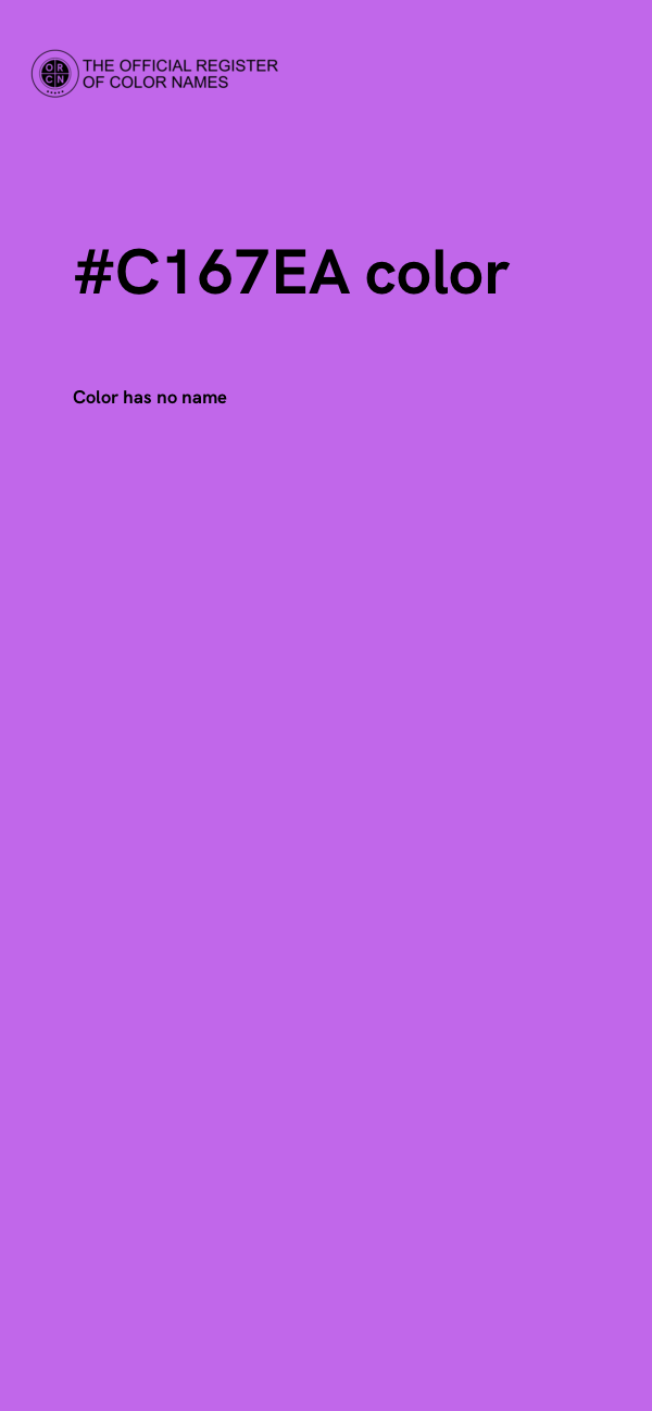 #C167EA color image